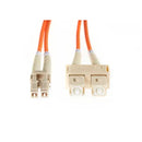 FIBRE PATCH LEAD, DUPLEX LC-SC OM1 (62.5), 2M