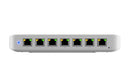 Ubiquiti Ultra 60W, Compact 8-port Layer 2 GbE PoE Switch, Versatile Mounting, 7 GbE PoE+ Output ports, 1 GbE Port, Includes PSU