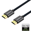Simplecom SBT002 Ultra High Speed HDMI 2.1 Cable (Nylon Braided 48Gbps 8K@60Hz), 2m