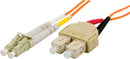 Fiber Patch Lead, Duplex LC-SC OM1 (62.5), 2M