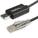 STARTECH CISCO USB CONSOLE CABLE, USB - RJ45 ROLLOVER, 460Kbps, 1.8m