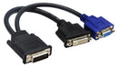 Dell WYSE Splitter Cable for Dual Video (1 x VGA & 1 x DVI-D Output)
