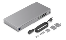 Ubiquiti UniFi 16-port Managed Gigabit Switch - 8x PoE+ Ports, 8x Gigabit Ethernet Ports, with 2x SFP - 60W - Touch Display - Fanless - GEN2