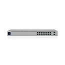 Ubiquiti UniFi 16-port Managed Gigabit Switch - 8x PoE+ Ports, 8x Gigabit Ethernet Ports, with 2x SFP - 60W - Touch Display - Fanless - GEN2