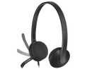 Logitech H340 USB Headset W/Mic - Black