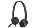 Logitech H340 USB Headset W/Mic - Black