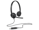 Logitech H340 USB Headset W/Mic - Black