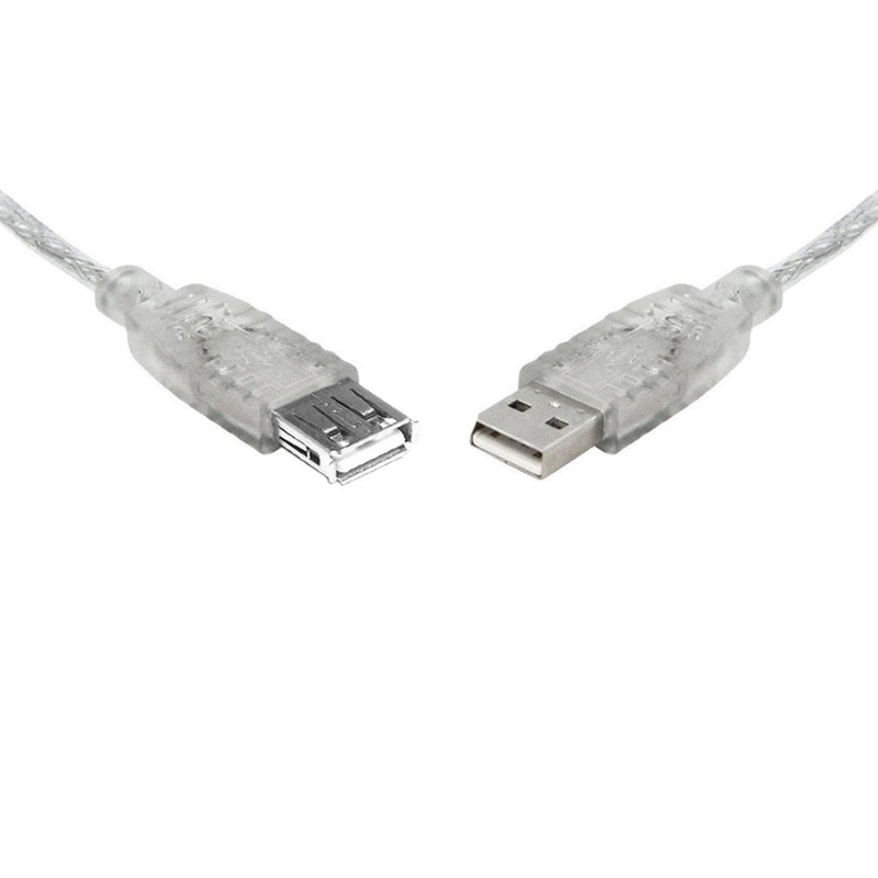 USB 2.0 Certified Extension A-A M-F Transparent Me
