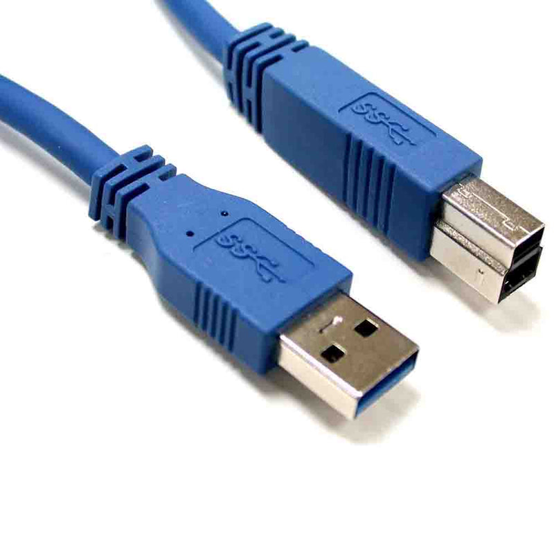 USB 3.0 Cable Type A to B M/M Blue - 3m