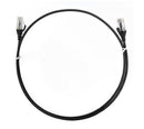 8ware CAT6 Ultra Thin Slim Cable 5m / 200cm - Black Color Premium RJ45 Ethernet Network LAN UTP Patch Cord