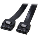 Astrotek SATA 3.0 Data Cable 30cm 7 pins Straight to 7 pins Straight with Latch Black Nylon Jacket