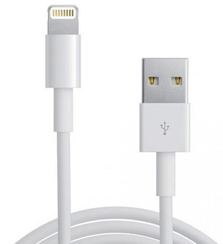 Astrotek 1m USB Lightning Data Sync Charger White Color Cable for iPhone