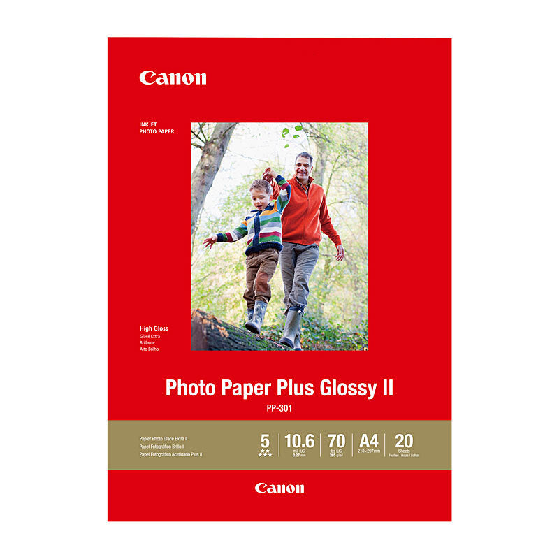 Canon A4 Photo Paper Plus Glossy II Photo Paper