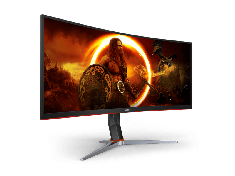 AOC 34" Curved 3440 x 1440 21:9, Ultra Fast 180Hz Panel Gaming Monitor
