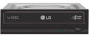 LG 24X+-DL DVDR/RW OEM Burner Black SATA Drive, Cyberlink