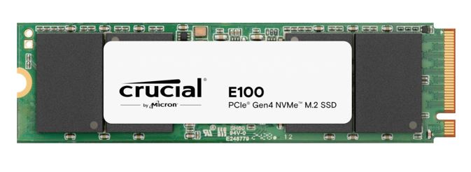 Crucial E100 480GB PCIe Gen4 NVMe M.2 SSD