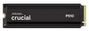 CRUCIAL P510 GEN5 2280 2Tb NVMe M.2 INTERNAL SOLID STATE DRIVE (with heatsink)