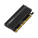 SIMPLECOM EC415B NVMe M.2 SSD to PCIe x4 x8 x16 EXPANSION CARD (with aluminium heatsink)