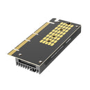 SIMPLECOM EC415B NVMe M.2 SSD to PCIe x4 x8 x16 EXPANSION CARD (with aluminium heatsink)