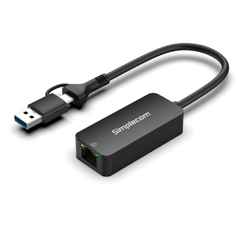 Simplecom NU405C SuperSpeed USB-C to 2.5G Ethernet Network Adapter