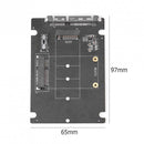 SIMPLECOM SA207 mSATA + M.2 (NGFF) to SATA 2-IN-1 COMBO ADAPTER