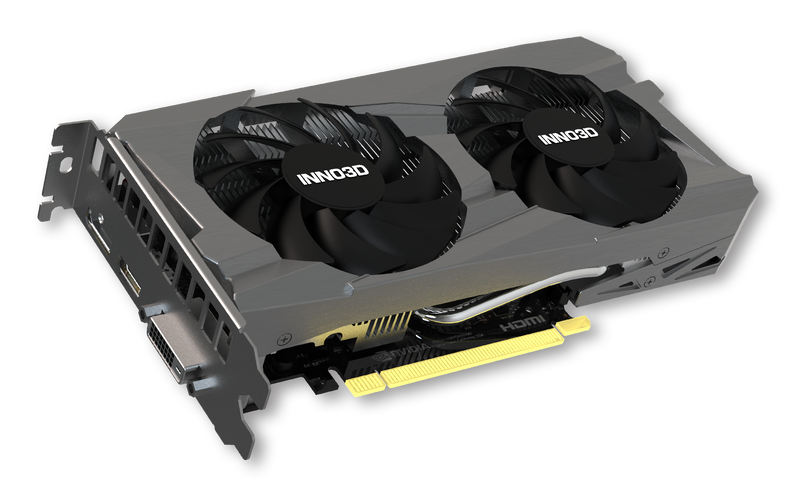 INNO3D nVidia GeForce RTX 3050 TWIN X2 GPU 8GB GDDR6, 1777MHz Boost Clock, RAM 14Gbps, 1xDP, 1xHDMI, 1x DVI
