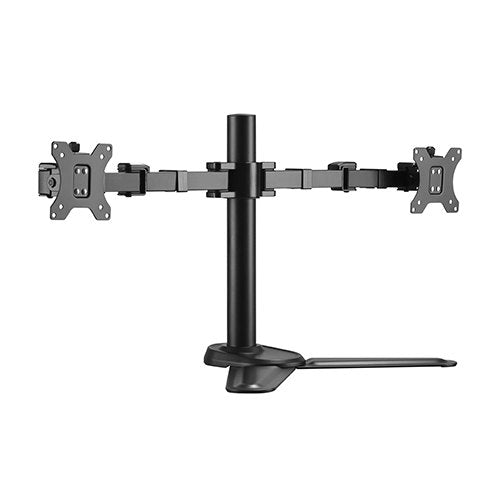 Brateck Dual Monitors Affordable Steel Articulating Monitor Stand Fit Most 17"-32" Monitors Up to 9kg per screen VESA 75x75/100x100
