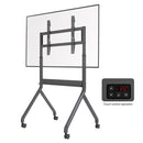 North Bayou Heavy Duty Electric Height Adjust TV Trolley, 60" - 100", 90kg