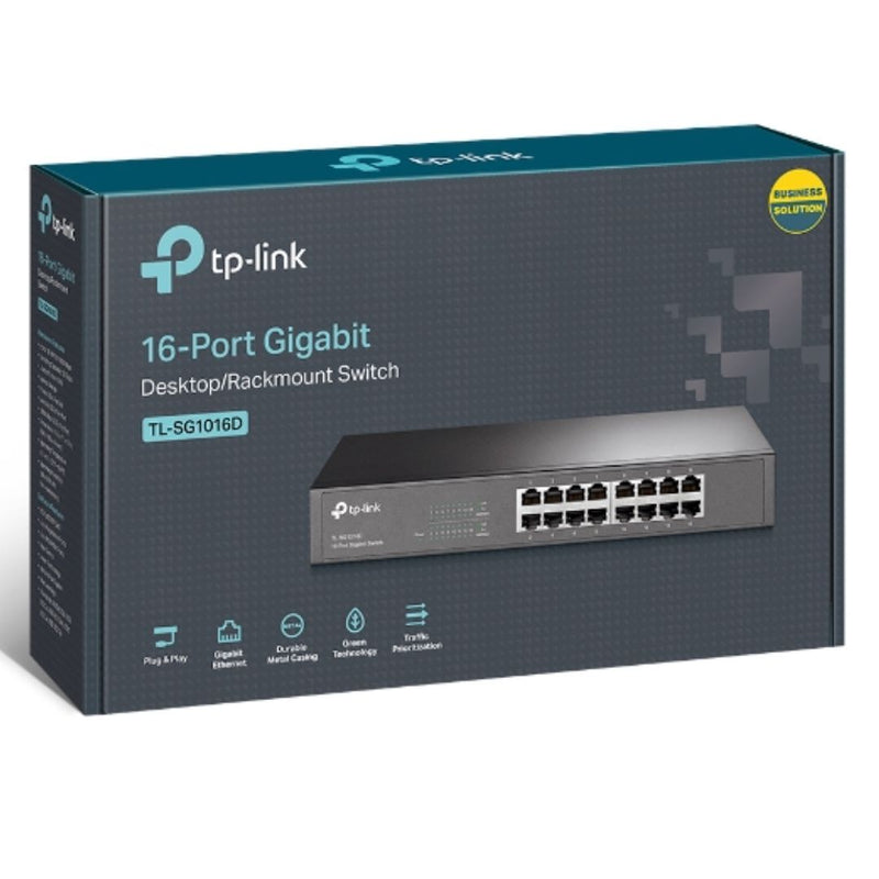 TP-Link SG1016D16 Port Gigabit Desktop Switch
