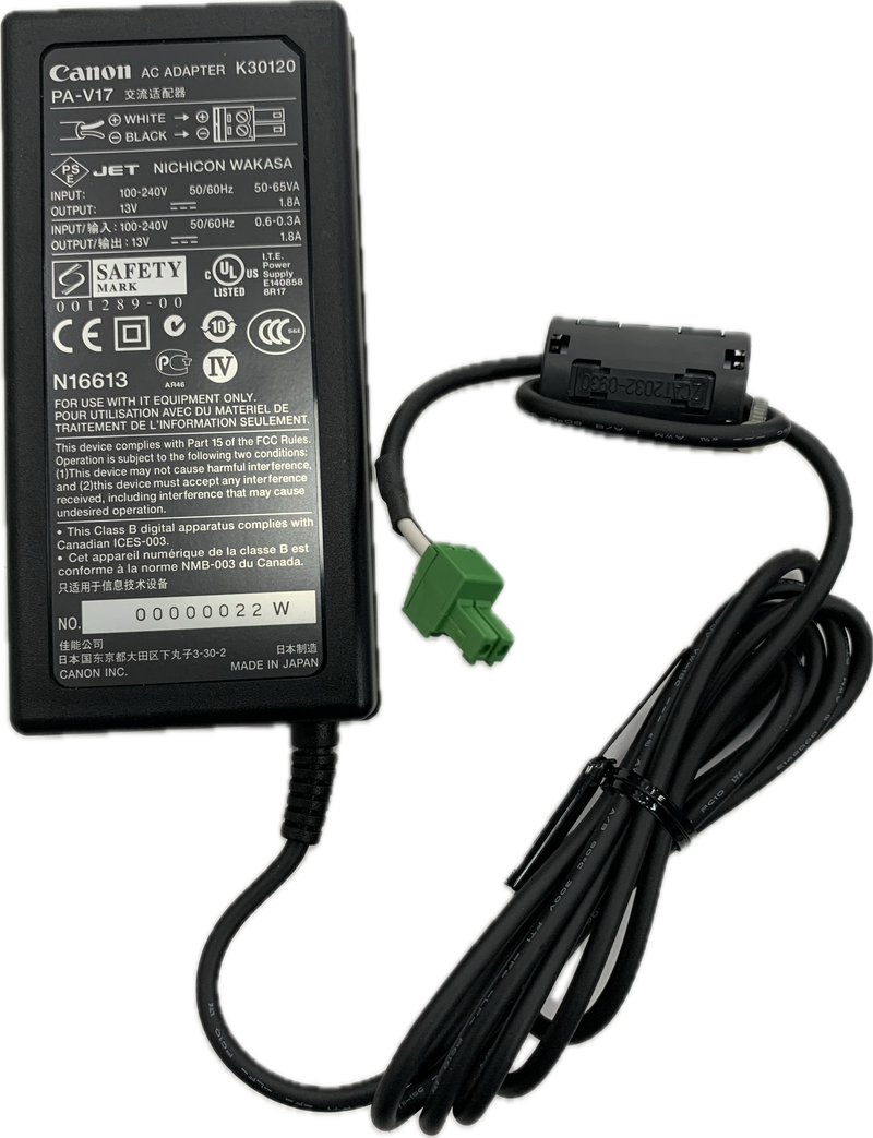 Canon PA-V17A AC Adapter