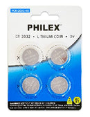 Lithium Button Coin Battery 3V - CR2032 4 Pack