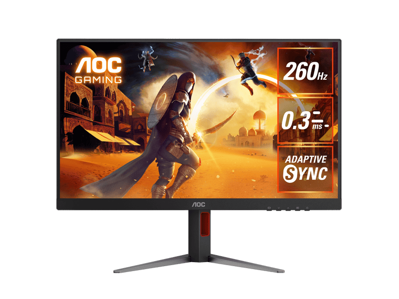 AOC 27" IPS 260Hz, 0.3ms, QHD 2560 x 1440 Gaming Monitor