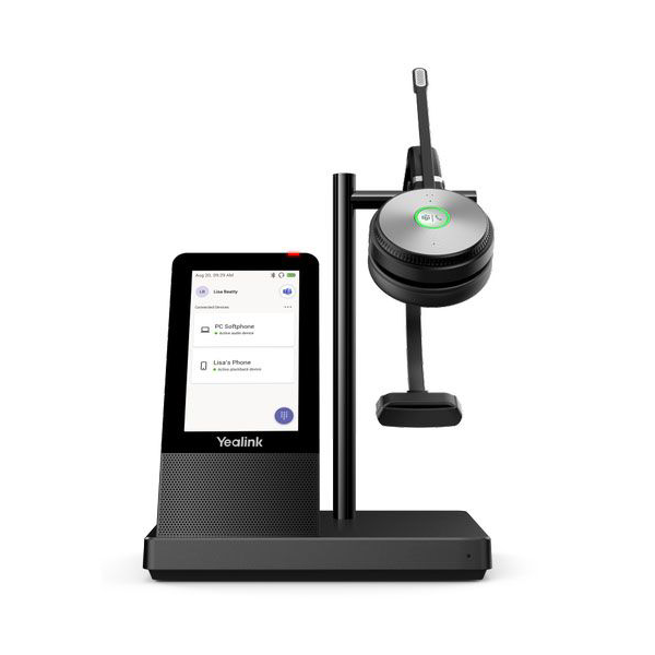 Yealink WH66 Mono Teams Wireless Over-the-head Mono Headset