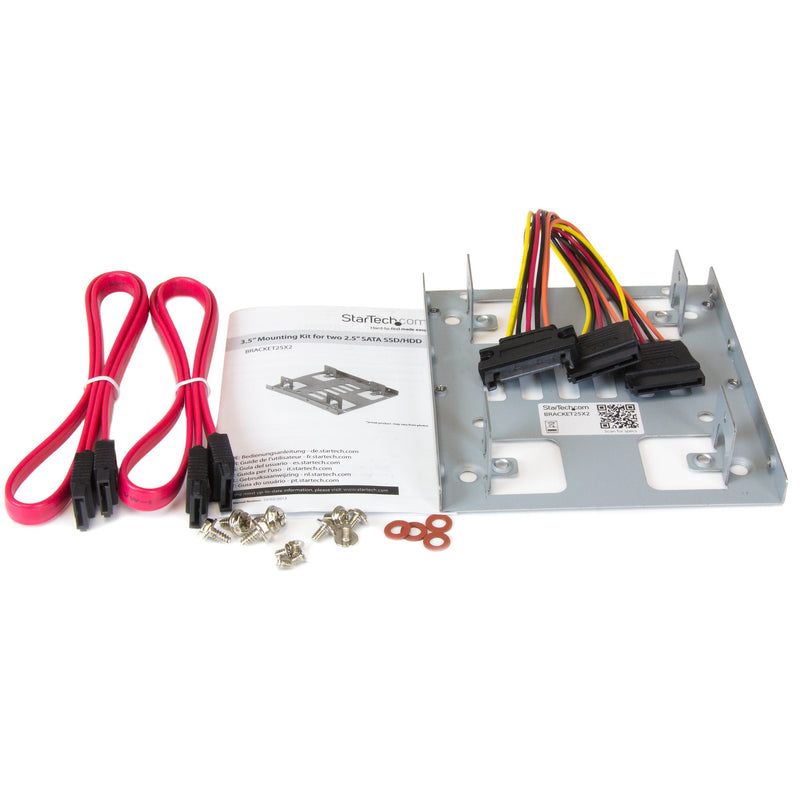 Startech Dual 2.5" to 3.5" HDD Bracket for SATA Hard Drives