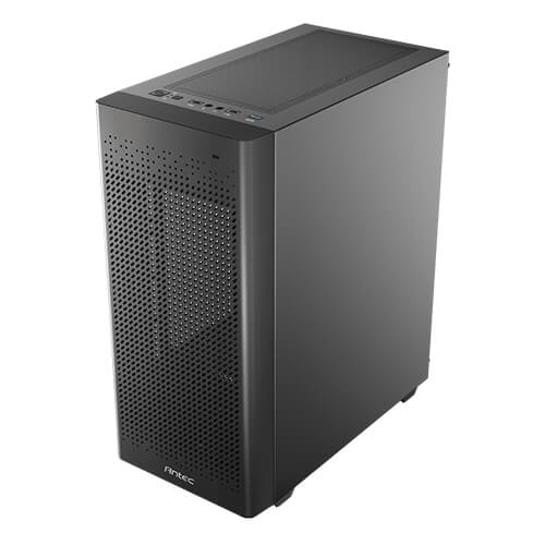 Antec NX500M mATX, Mesh, USB-C, 3x ARGB 120mm, USB 3.0, HD Audio, 360mm Radiator Front & 240 Top, 1x 120mm Fan preinstalled, removable HDD, Case