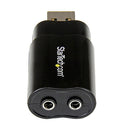StarTech USB Audio Adapter External Sound Card