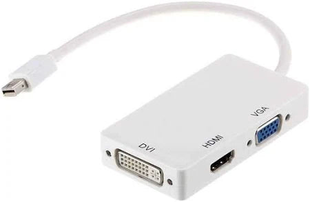 Mini DisplayPort to DVI/HDMI/VGA M/F Adapter