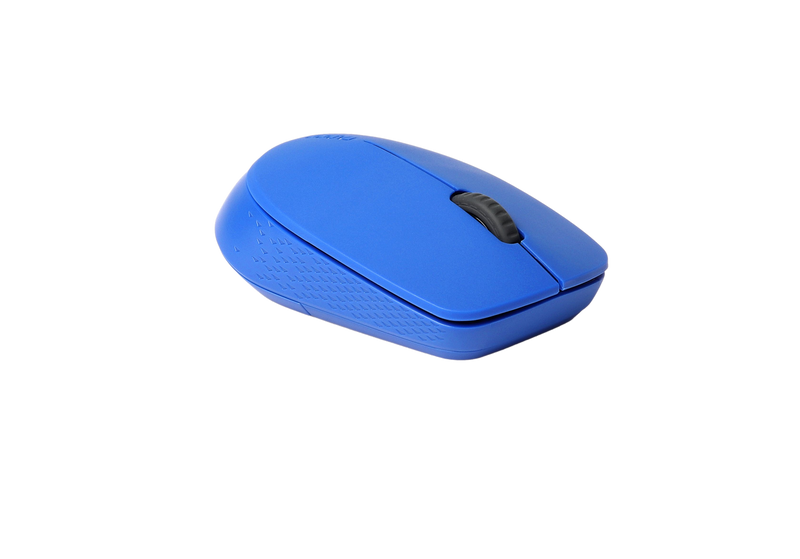 RAPOO M100 2.4GHz & Bluetooth 3 / 4 Quiet Click Wireless Mouse Blue
